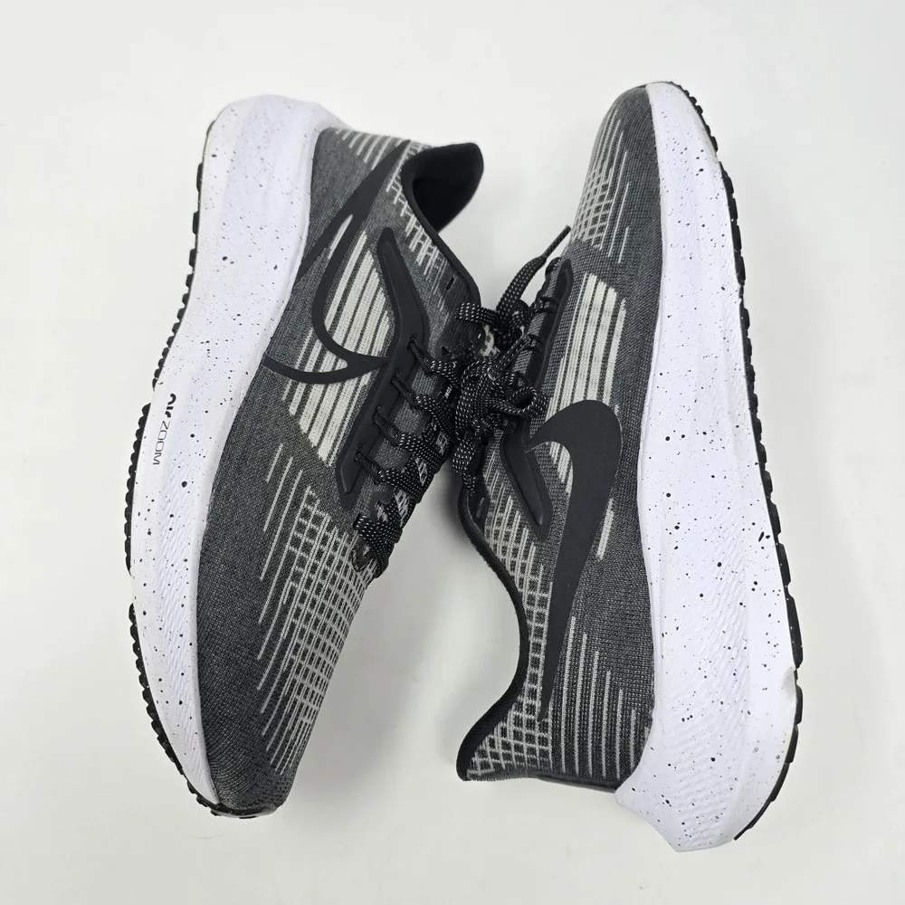 Nike Air Zoom Pegasus 39 Womens 7.5 Black White Running Shoes DH4072-005
